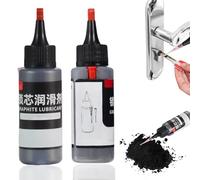 Lubrifiant Serrurerie,Lubrifiants Au Graphite en Poudre,2pcs Lubrifiant Graphite Poudre,Poudres Graphites pour Serrures Porte,Lubrifiants Pour Serrure Sans Huile Poudres Graphites