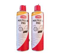 Lubrifiant Spray CRC MULTILUBE PRO Chaînes Transmission Moto Couronnes 2x500 Ml.