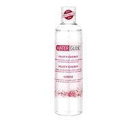 Lubrifiant Waterglide arôme cerise | lubrifiant intime a l'eau pour un plaisir prolongé | Végétalien | Convient pour le sexe, les sextoys et les préservatifs | Flacon de 300 ml de gel intime femme