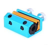Lubrificateur Câble Frein Compact 4x2x2.7 cm(Blue Gold) | Double tête huileuse, lubrification simultanée, design ergonomique, et or, entretien facile