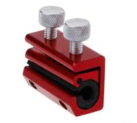 Lubrificateur de câble en aluminium pour systèmes de fils de moto pour prendre en charge une transmission fluide et un contrôle d'embrayage sur la plupart des modèles de vélo (rouge)