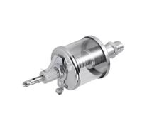 Lubrificateur de moteur en aluminium et verre acrylique, 50 ml x 44 mm x 14 mm, transparent, argenté, avec système d'alimentation goutte à goutte