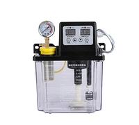 Lubrificateur de pompe de lubrification électromagnétique Cnc 0.5/1/2 litres pompe de lubrifiant pompe à huile de lubrification automatique injecteurs d'huile(2LnoPressure gauge)