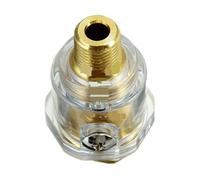 Lubrificateur miniature en ligne Lubrificateur d'huileur NPT 1/4 pouce for outil pneumatique, compresseur d'outils pneumatiques