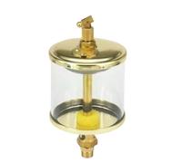 Lubrificateur transparent en laiton 1/4 x 3 pouces, capacité 300 ml, huileur à alimentation goutte à goutte for équipement industriel, 1 pièce