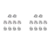 Lubrol Lot de 20 rondelles biseautées à 30 degrés en acier inoxydable 1/4/6,6 mm, rondelle à 30 degrés pour kit de garde-corps de câble