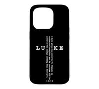 Luc 10:19 Verset biblique Art Foi chrétienne Croix Écriture Coque pour iPhone 15 Pro
