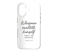 Luc 14:11 Celui Qui exalte Lui-même Sera Une Bible basée Coque pour iPhone 17