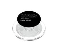 Luc 18:27, The Things are Possible with God, Christian PopSockets PopGrip pour MagSafe