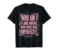 Luc 6:37 Verse Bible Non-Judgment Faith Citation T-Shirt
