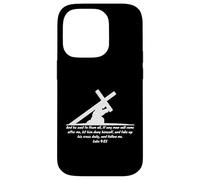 Luc 9 : 23 Prends sa Croix Tous Les Jours, suis-Moi Coque pour iPhone 14 Pro