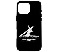 Luc 9 : 23 Prends sa Croix Tous Les Jours, suis-Moi Coque pour iPhone 16 Pro Max
