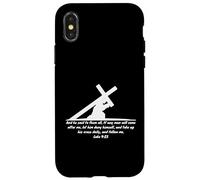 Luc 9 : 23 Prends sa Croix Tous Les Jours, suis-Moi Coque pour iPhone X/XS