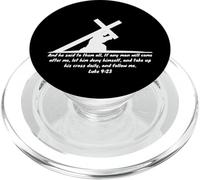 Luc 9 : 23 Prends sa Croix Tous Les Jours, suis-Moi PopSockets PopGrip pour MagSafe