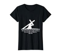 Luc 9 : 23 Prends sa Croix Tous Les Jours, suis-Moi T-Shirt Graphique avec Valeur