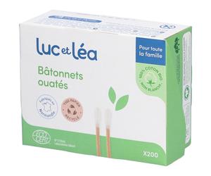 Luc et Lea Bâtonnets ouatés Tige Bambou Bâtonnet(S) 200 pc(s)