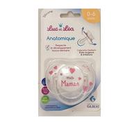Luc et Lea Chupete Silicona J'Aime Mon Mama 0-6 Meses 1ud