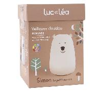 Luc et Léa Coffret veilleuse ourson