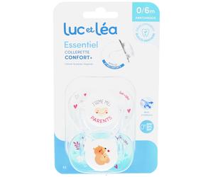 LUC ET LEA Duo de sucettes anatomiques - J’aime mes parents et Petit ours Sucette(S) 1 pc(s)