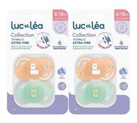 LUC ET LEA Duo de sucettes anatomiques - Lama et Cactus 2x1 pc(s)
