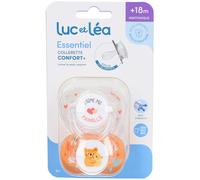 LUC ET LEA Duo de sucettes anatomiques Sucette(S) 1 pc(s)