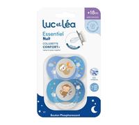 LUC ET LEA Duo de sucettes nuit anatomiques Sucette(S) 1 pc(s)