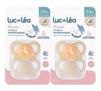 LUC ET LEA Duo de sucettes physiologiques - Oie Set(S) 2x1 pc(s)