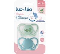 Luc Et Léa Duo Sucettes Physio 6-18 Moins P4 2 Pièces