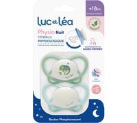 Luc Et Léa Duo Sucettes Physio Nuit +18 Maand P9 2 Pièces
