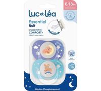 Luc Et Léa Essentiel Nuit Confort+ Sucette 6-18M E6 2 uts