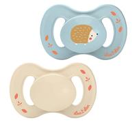 Luc et Léa Sucette Nature Anatomique 0-6m Hérisson Lot de 2