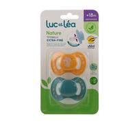 Luc et Léa Nature Sucette Anatomique Souris +18M 2 Unités