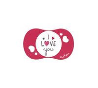 Luc et Léa Sucette +6 mois Symétrique «I Love You»