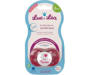 Luc et Léa Sucette +6 mois Symétrique J'aime ma Maman