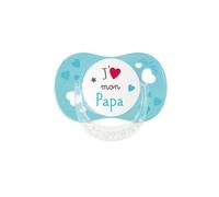Luc et Léa Sucette Anatomique J'aime mon Papa 6-18M 1 Unité
