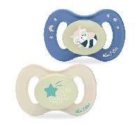 Luc et Léa Nature Nuit Sucette Anatomique +18M 2 Unités