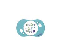 Luc et Léa Sucette Silicone Physiologique 6 Mois et + - Dis-moi que tu m'aimes