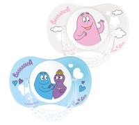 Luc & Léa 2 Sucettes Anatomiques Téterelle Extra-Fine +18 Mois Edition limitée Barbapapa