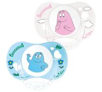 Luc & Léa 2 Sucettes physiologiques Téterelle Extra-Fine 0-6 Mois Edition limitée Barbapapa