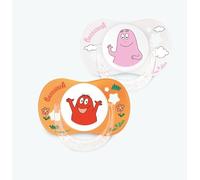 Luc & Léa 2 Sucettes physiologiques Téterelle Extra-Fine +18 Mois Edition limitée Barbapapa