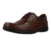 Fluchos | Zapatos Para Hombre | 8498 Ave CASTAÑO-STK- | Zapato de Piel de Vacuno de Primera Calidad | Cierre Cordones | Piso Goma (40)