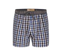 Luca David Pantalon de pyjama 'Olden Glory' bleu / gris / noir / blanc, Taille L