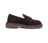 Luca Grossi - Mocassin en Daim Made in Italy - Femme - Chaussures - Brun - Taille: 36 1/2 EU
