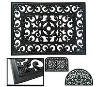 LUCA HOME Toledo Paillasson rectangulaire antidérapant Facile à Nettoyer Absorbant rembourré pour l'extérieur et l'intérieur 45 x 75 cm