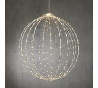 Luca Lighting - Boule Blanc Classique 400led IP44 avec minuteur - d60cm