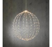 Luca Lighting Guirlande de Noël Bal LED - 50x50x50 cm - Fer - Blanc