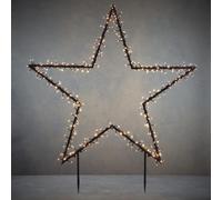 Luca Lighting Guirlande de Noël Garland - 121x1x135 cm - Polystyrène - Blanc