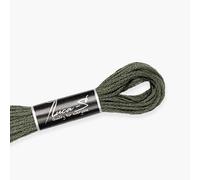 Luca-S 12 Pack de fil à broder premium, 100% coton Giza, coton toronné certifié Oeko TEX 463 / DMC 3787 / Anchor 273