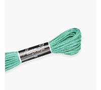Luca-S 12 Pack de fil à broder premium, 100% coton Gizeh, coton toronné certifié Oeko TEX 216 / DMC 992 / Anchor 1072