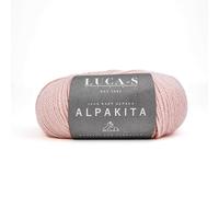 Luca-S ALPAKITA Baby Alpaga - 2 écheveaux de fil DK 100 % super doux pour tricot et crochet, 100 g, 250 m au total, laine à tricoter en alpaga luxueux